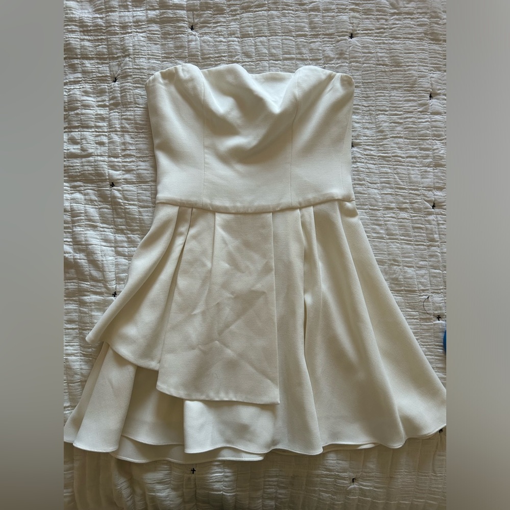 Black halo mini dress size 0